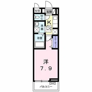 ラフェリシテ【1階】の間取り