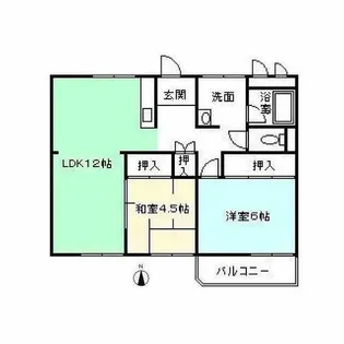 アネックス【102号室】の間取り