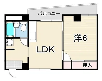 パティオ園田【1階】の間取り