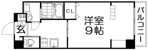 プレシス枚方【2階】の間取り