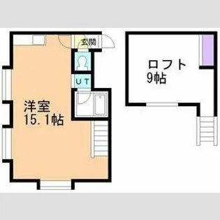 グロリア94【1階】の間取り
