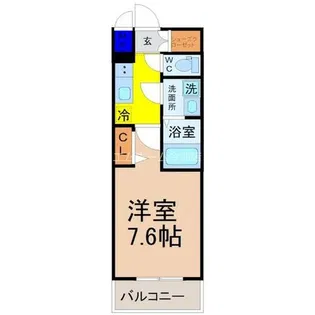 エスリード栄ル・クール(サカエルクール)【4階】の間取り