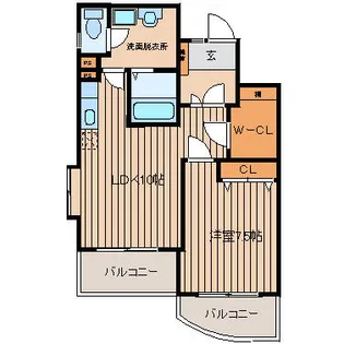 シティヒルズレゼルブ【306号室】の間取り