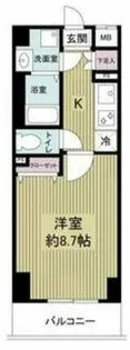 ドゥーエ玉造【4階】の間取り