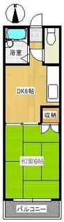 朝日ハイツ【203号室】の間取り