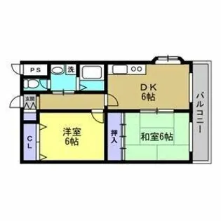 アムールセゾン【2階】の間取り