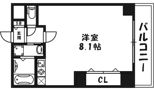 ベルエアー【10階】の間取り