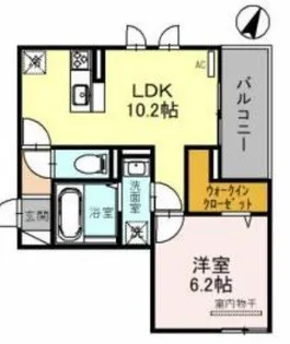 グレイスコート御影中町【201号室】の間取り
