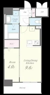 SAKURA天神【4階】の間取り