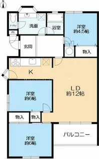 ハイライフ本山【2階】の間取り