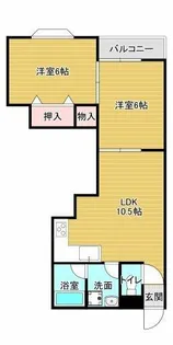 旭マンション【4階】の間取り