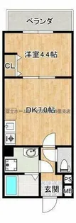 EXハイツ今川【302号室】の間取り