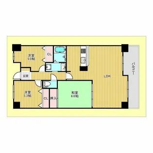 アビタシオン橋本2【2階】の間取り