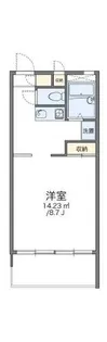 レオパレス吉田【3階】の間取り