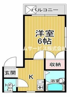 メゾンドロイヤルⅠ【4階】の間取り