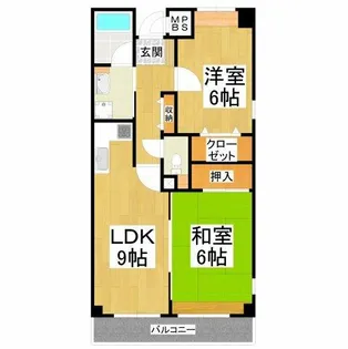 PRIME COURT【5階】の間取り