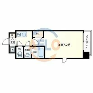 フォーリアライズ城東ファイン【9階】の間取り