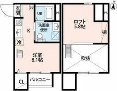 KAHALE小本(カハレコモト)【1階】の間取り