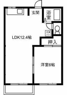 ライトハイツⅠ棟【105号室】の間取り