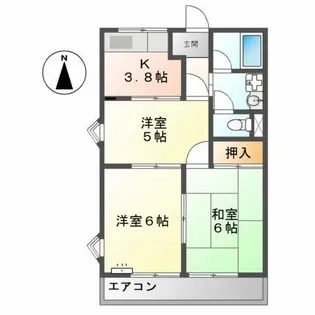 ファーブルランド21【1階】の間取り