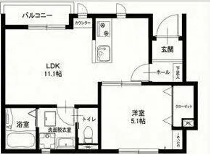 リーブルファイン一宮市乾町Ⅱ 1号棟【1階】の間取り