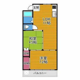 アマルフィ【3階】の間取り