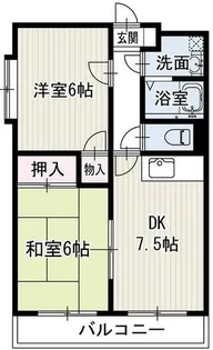 シャトー神川【2階】の間取り