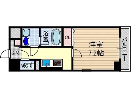 ルポゼ・ラ・クール【5階】の間取り