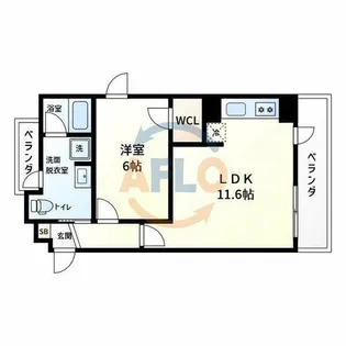 プルメリア【3階】の間取り