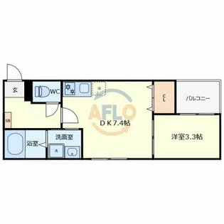 Madder Plain【2階】の間取り