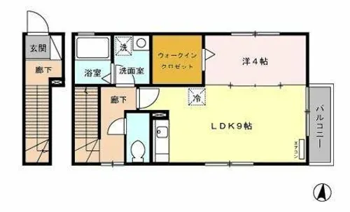 ヴィラ・フォレスト【2階】の間取り