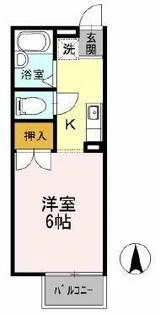 セジュール文教【1階】の間取り