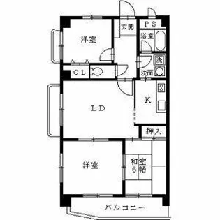 ファミール一社【5階】の間取り