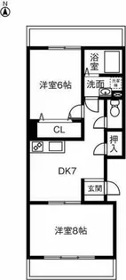 メゾンサーブル【4階】の間取り