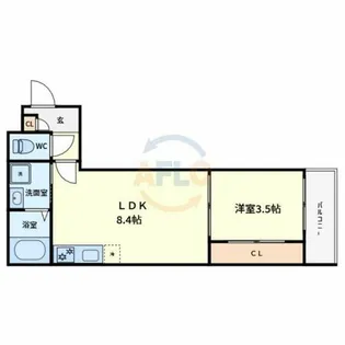 Tio Ruhe【2階】の間取り