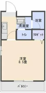 エクセル光徳池下【3階】の間取り