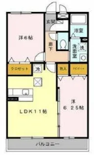 タクティス【3階】の間取り