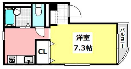 ネオハピネス末広【301号室】の間取り