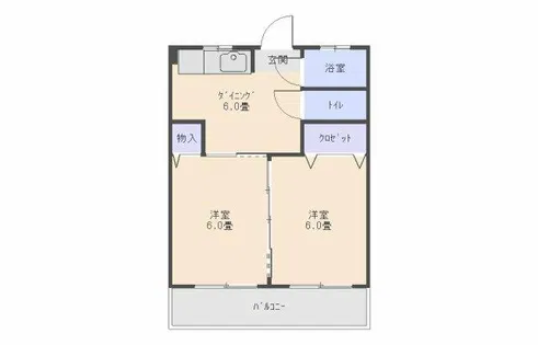 三田ビル【3階】の間取り