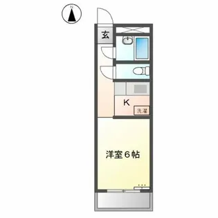 アメニティ鈴木【2階】の間取り