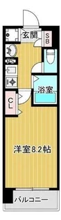 レジュールアッシュ梅田EAST【3階】の間取り