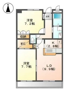 マルベリー【2階】の間取り