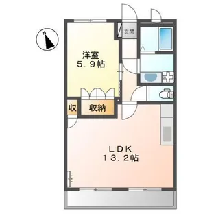 アベニール細江【3階】の間取り