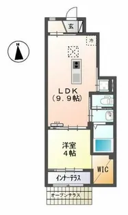 GNO.1 四方良【1階】の間取り