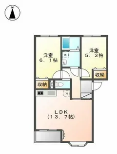 コンフィードMS【2階】の間取り