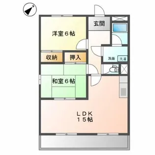 エスポア保呂【2階】の間取り