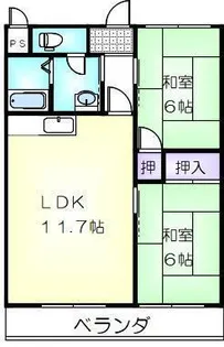 レジデンシアNOV【2階】の間取り