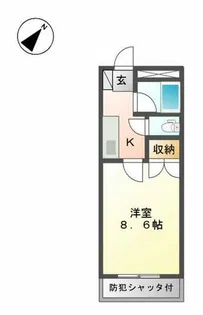 アーバンヒルズ【1階】の間取り