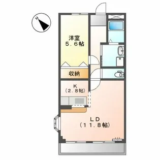 プティエシャトー【2階】の間取り
