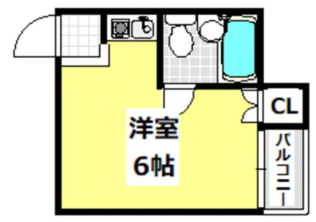 ハイツオーキタ目垣【302号室】の間取り